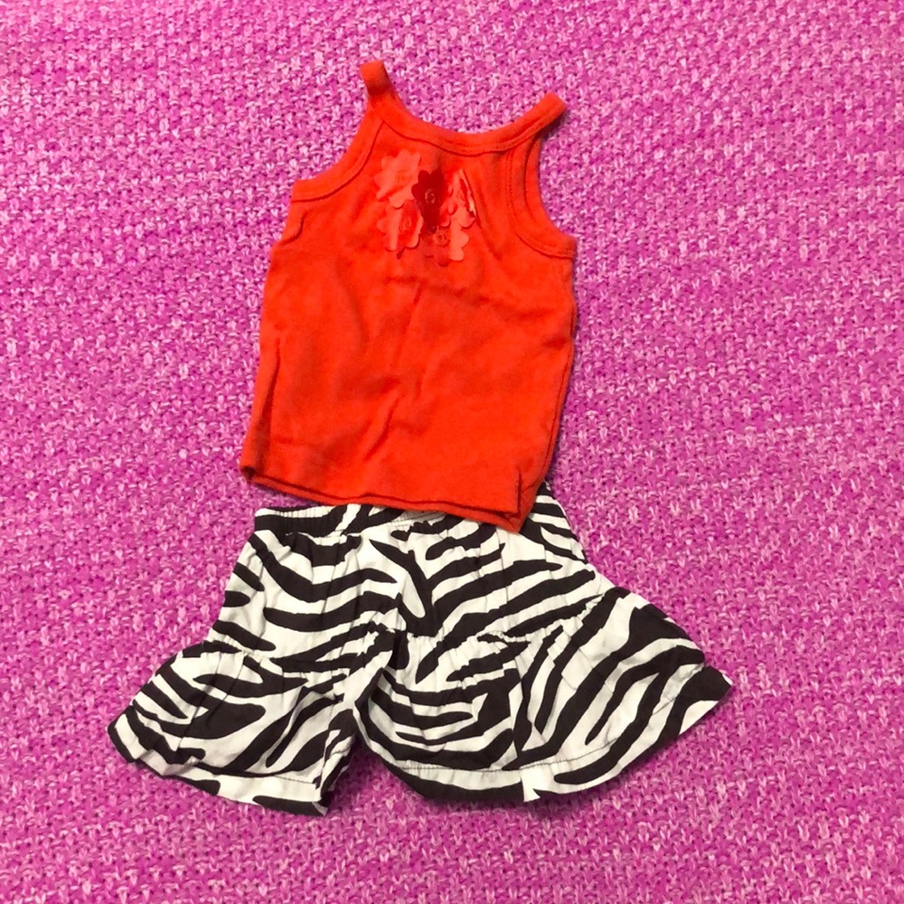 Zebra skirt outfit